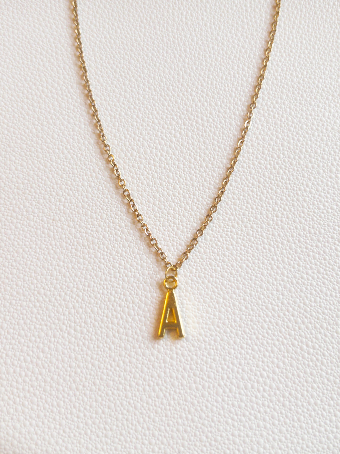 Custom letter necklace