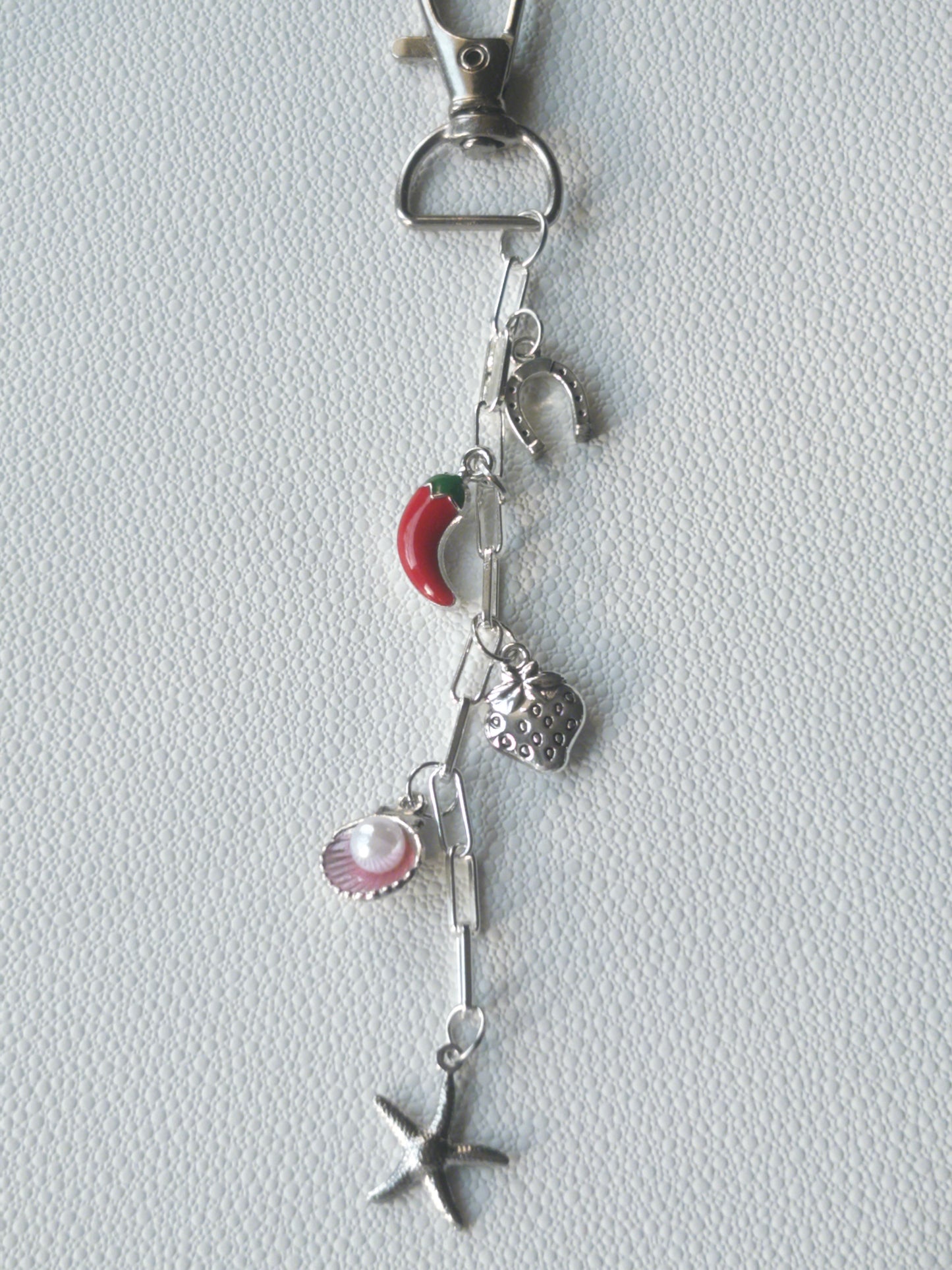 Silver key ring