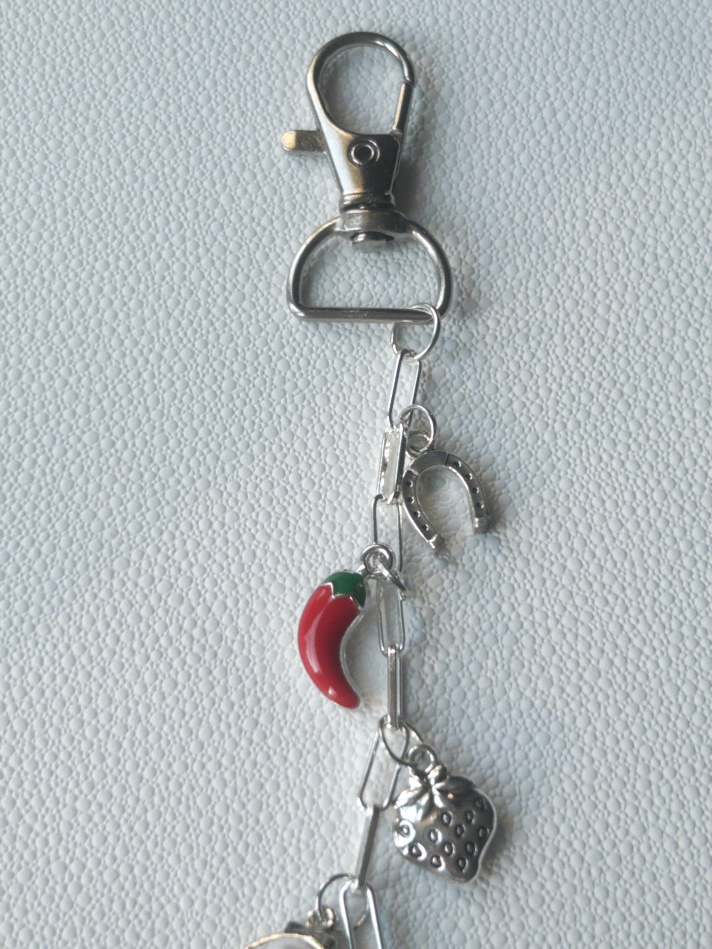 Silver key ring