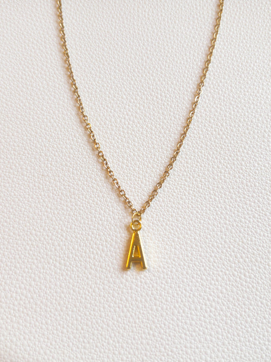 Custom letter necklace
