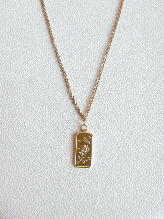 Moon and Sun necklace